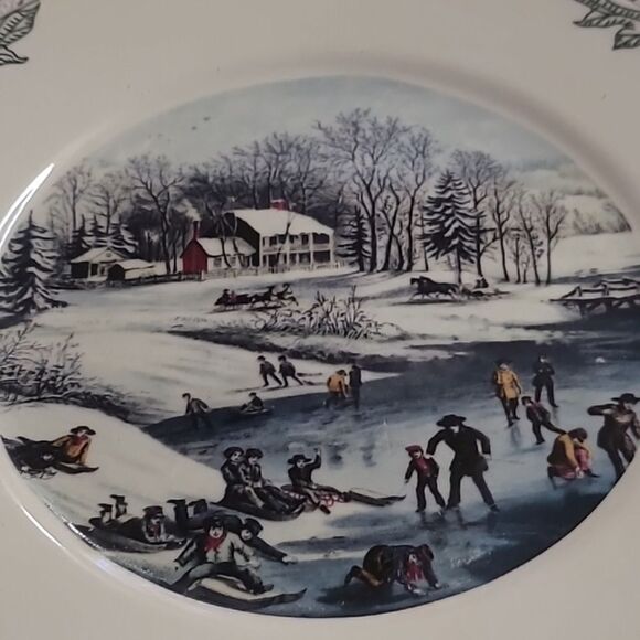 2003 Currier & Ives Plate - Picture 3 of 5